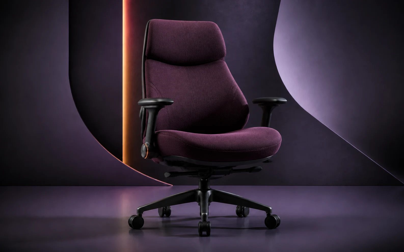 Generated concept visual of the Zeatra Comfort upholstered office chair